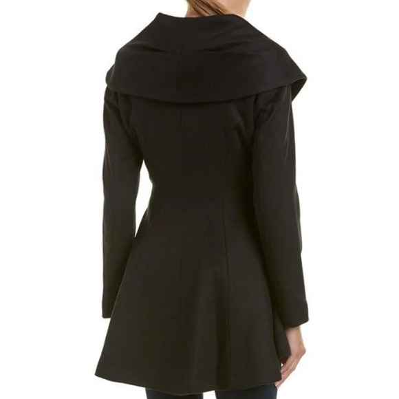 Trina Turk Emma Wool Blend Tie Belt Coat - Picture 5 of 7